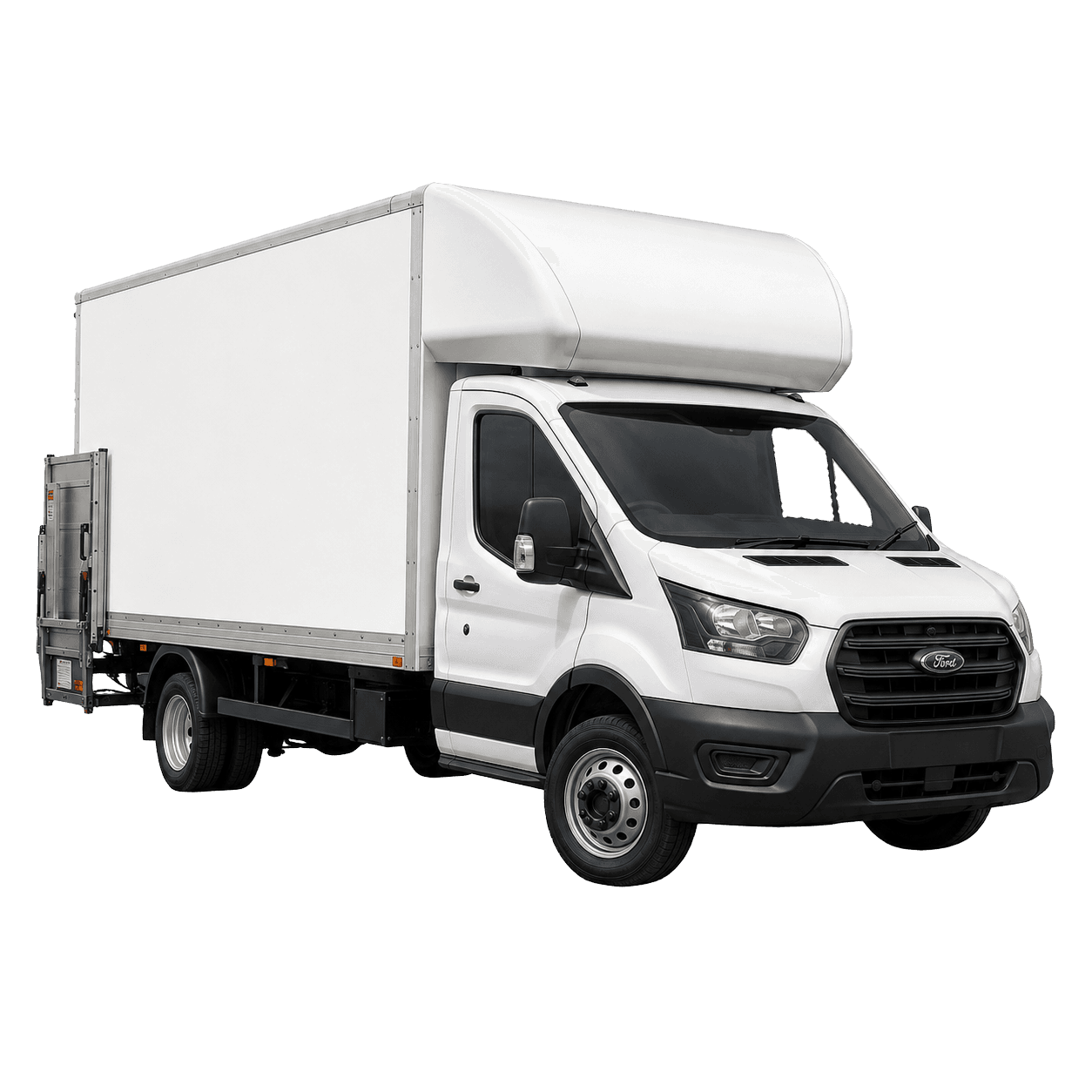 Ford Luton box van with tail lift for hire in Middlesbrough